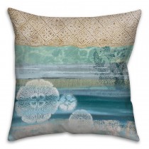 Underwater Sea Spun Polyester Throw Pillow