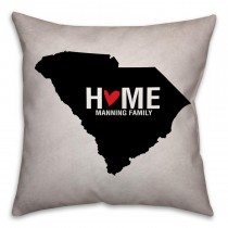 South Carolina State Pride Spun Polyester Throw Pillow - 16x16 