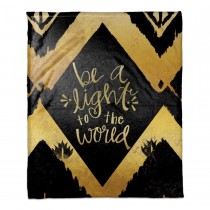 Be A Golden Light Coral Fleece Blanket – 50x60
