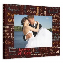 Mighty God 20x16 Personalized Canvas Wall Art