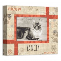 Love Your Cat 10x8 Personalized Canvas Wall Art 