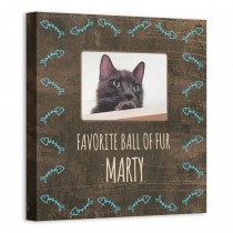 Favorite Ball Of Fur 12x12 Personalized Canvas Wall Art