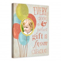 Balloon Every Gift 16x20 Personalized Canvas Wall Art