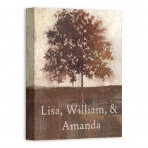 Autumn Tree 8x10 Personalized Canvas Wall Art