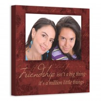Friendship Things 12x12 Personalized Canvas Wall Art 