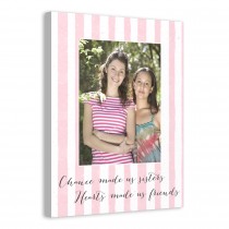 Sisters and Friends 16x20 Personalized Canvas Wall Art