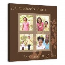 Mothers Garden 16x16 Personalized Canvas Wall Art