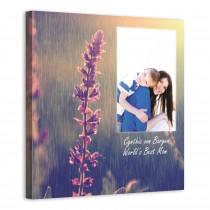 World's Best Mom 16x16 Personalized Canvas Wall Art