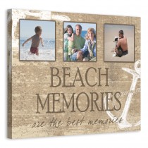 Beach Memories 20x16 Personalized Canvas Wall Art