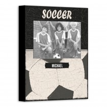 Soccer 8x10 Personalized Canvas Wall Art