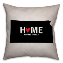Kansas State Pride Spun Polyester Throw Pillow - 16x16