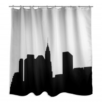 City Skyline 71x74 Shower Curtain