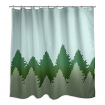 Charming Pines 71x74 Shower Curtain