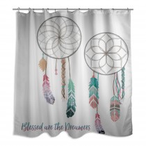 Blessed Are The Dreamers 71x74 Shower Curtain