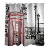 London Sketch 71x74 Shower Curtain
