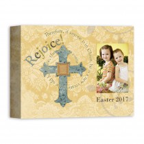 Easter Cross 14x11 Personalized Canvas Wall Art 