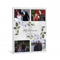 Family Vines 16x20 Personalized Canvas Wall Art