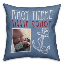 Little Sailor 16x16 Personalized Throw Pillow