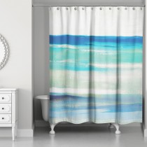 Ocean Abstract 71x74 Shower Curtain