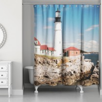 Lighthouse 71x74 Shower Curtain