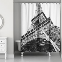Under Eiffel Tower 71x74 Shower Curtain