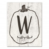 Family Pumpkin 11x14 Personalized Canvas Wall Art