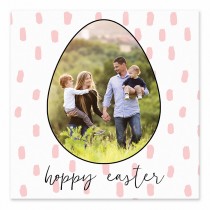 Happy Easter 6x6 Personalized Tabletop Art Print