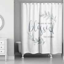 We are so very Blessed 71x74 Personalized Shower Curtain