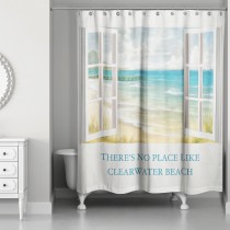 There's No Place Like 71x74 Personalized Shower Curtain