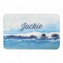 I Love You To The Beach And Back 34x21 Personalized Bath Mat