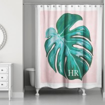 Palm Leaf 71x74 Personalized Shower Curtain