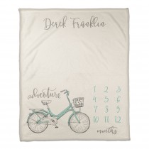 Little Adventurer 50x60 Personalized Coral Fleece Blanket