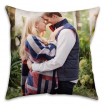 Personalized Photo Upload 18x18 Spun Polyester Throw Pillow