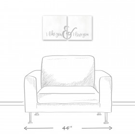  I Like You & I Love You Wall Art Collection