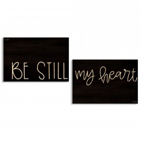 Be Still My Heart 10.5x7 Pallet Wood Art Collection