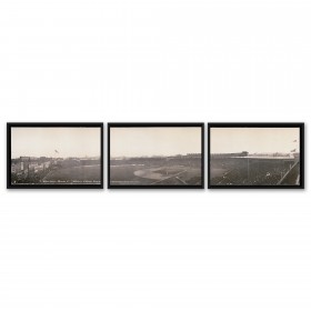 Fenway Ballpark  20x30 Black Floating Framed Canvas Collection
