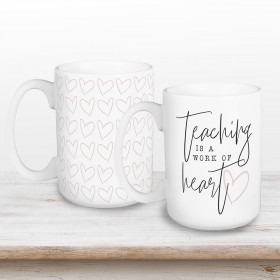 Teaching is a Work of Heart Drinkware Collection