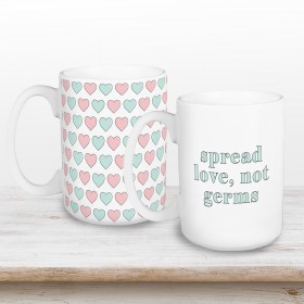 Spread Love Not Germs Drinkware Collection