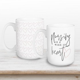 Nursing is a Work of Heart Drinkware Collection