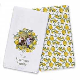 Family Lemon Wreath Textiles Collection
