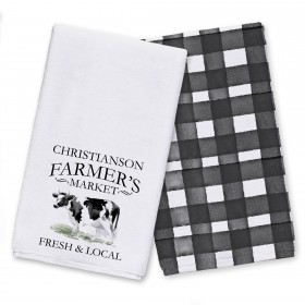 Farmer Market Cow Textiles Collection