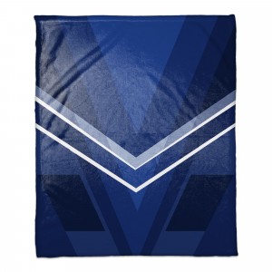 Navy Deco Color Block 50x60 Throw Blanket
