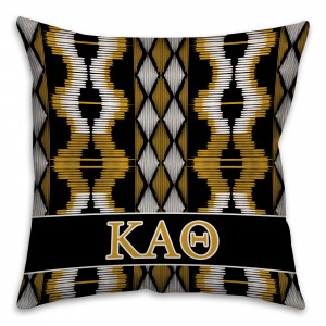Kappa Alpha Theta 16x16 Tribal Throw Pillow