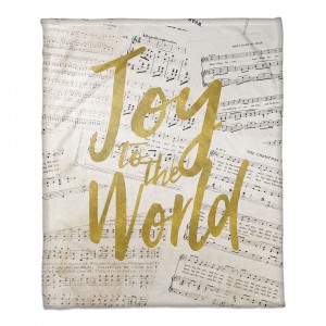 Joy To The World 50x60 Throw Blanket