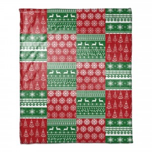 Christmas Quilt 50x60 Throw Blanket