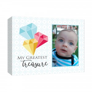 Greatest Treasure 14x11 Personalized Canvas Wall Art