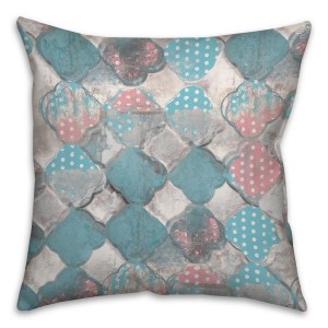 Cotton Candy Spun Polyester Throw Pillow