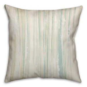 Paint Lines Spun Polyester Throw Pillow