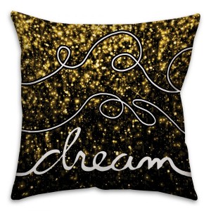 Sparkle And Dream Spun Polyester Throw Pillow