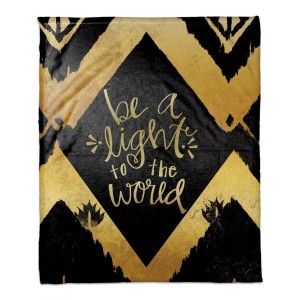 Be A Golden Light Coral Fleece Blanket – 50x60